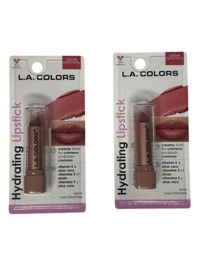 LA Colors Lipstick 2 Pack Nude Cream